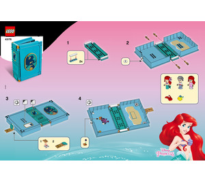 LEGO Ariel's Storybook Adventures Set 43176 Instructions