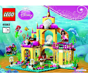 LEGO Ariel's Undersea Palace Set 41063 Instructions