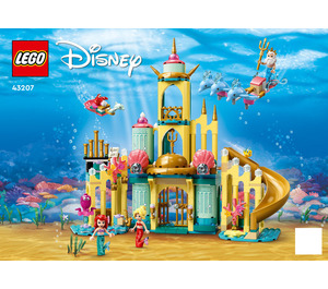 LEGO Ariel's Underwater Palace Set 43207 Instructions