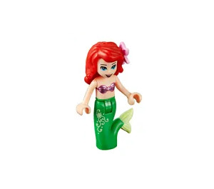 LEGO Ariel with Green Tail with Decoration and Flower Minifigure