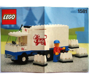 LEGO Arla Milk Delivery Truck 1581-2 Byggeinstruksjoner