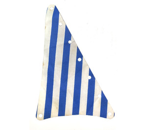 LEGO Armada Flagship Triangular Sail with Blue Stripes