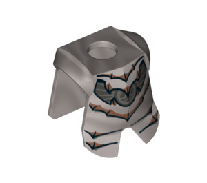 LEGO Armadura Breastplate con Pierna Protection con Pearl Dark Gris Murciélago y Cobre Alas (2587 / 62998)