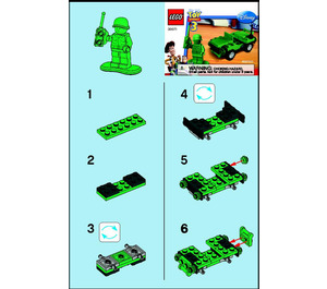 LEGO Army Jeep 30071 Instrukce