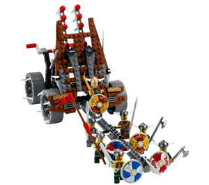 LEGO Army of Vikings met Heavy Artillery Wagon 7020
