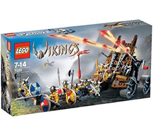 LEGO Army of Vikings mit Heavy Artillery Wagon 7020 Packaging