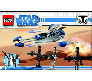 LEGO Assassin Droids Battle Pack Set 8015 Instructions