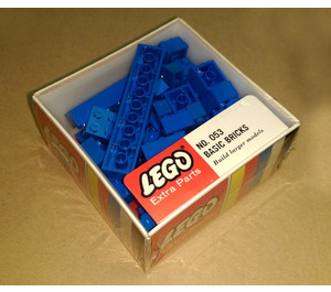 LEGO Assorted basic bricks - Blauw 053