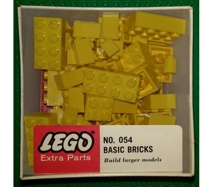 LEGO Assorted basic bricks - Jaune 054