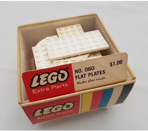 LEGO Assorted White Plates Pack Set 060-1