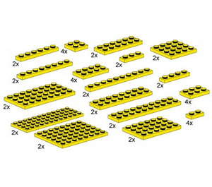 LEGO Assorted Yellow Plates Set 10012