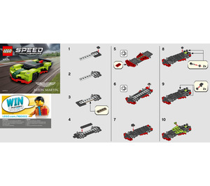LEGO Aston Martin Valkyrie AMR Pro 30434 Instructions