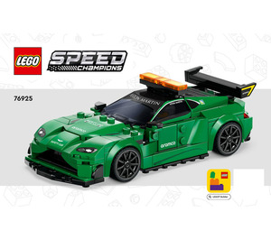 LEGO Aston Martin Vantage Safety Car & AMR23 76925 Instrucciones