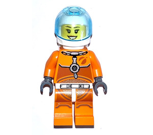 LEGO Astronaut v oranžová Vesmír Oblek Minifigurka