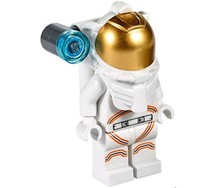 LEGO Astronaut med Lys Bjælke på Hjelm Minifigur