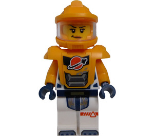 LEGO Astronaut mit Orange Weltraum Anzug Minifigur