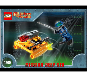 LEGO AT Jet Sub Set 4800 Instructions