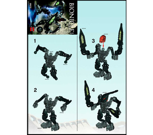 LEGO Atakus Set 8972 Instructions