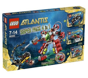 LEGO Atlantis Super Pack 4 dans 1 66365 Packaging