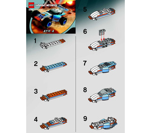 LEGO ATR 4 8657 Instructies