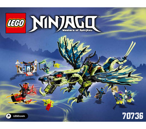 LEGO Attack of the Morro Dragon 70736 Byggeinstruksjoner