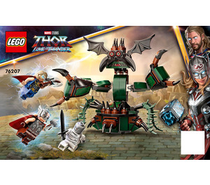LEGO Attack Aan New Asgard 76207 Instructions