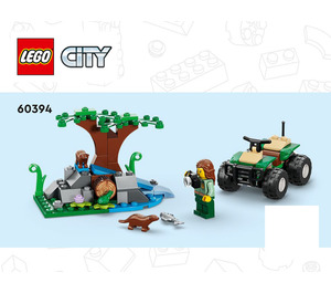 LEGO ATV et Loutre Habitat 60394 Instructions