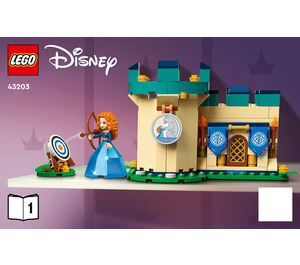 LEGO Aurora, Merida and Tiana's Enchanted Creations Set 43203 Instructions