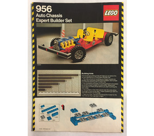 LEGO Auto Chassis Set 956 Instructions