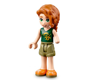 LEGO Autumn (Dark Green Shirt, Gold Mushrooms Top) minifiguur