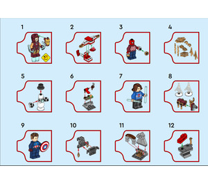 LEGO Avengers Advent Calendar 2023 76267-1 Instruktioner