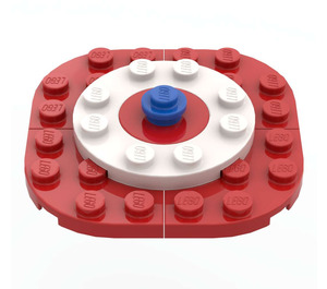 LEGO Avengers Advent Calendar 2023 Set 76267-1 Subset Day 23 - Captain America Shield