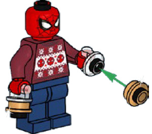 LEGO Avengers Advent kalender 2023 76267-1 Subset Day 3 - Christmas Sweater Spider-Man