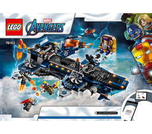 LEGO Avengers Helicarrier 76153 Instruktioner