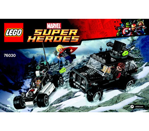 LEGO Avengers Hydra Showdown Set 76030 Instructions