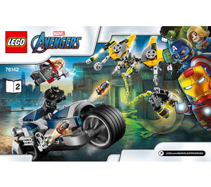 LEGO Avengers Speeder Bike Attack Set 76142 Instructions