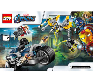 LEGO Avengers Speeder Bike Attack 76142 Anweisungen