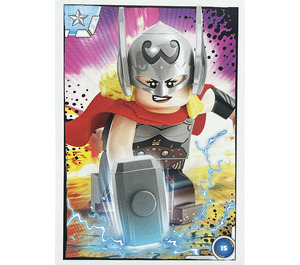 LEGO Avengers Trading Card Game (Polish) Series 1 - # 15 Potężna Thor
