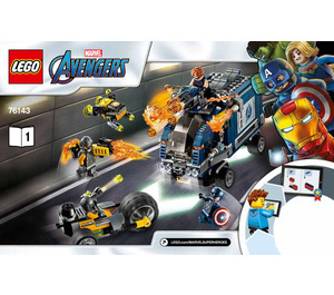 LEGO Avengers Truck Take-down 76143 Anleitungen