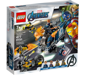 LEGO Avengers Truck Take-Vers le bas 76143 Packaging