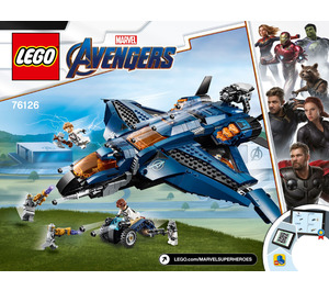 LEGO Avengers Ultimate Quinjet 76126 Instrukce