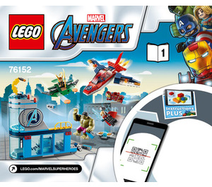 LEGO Avengers Wrath of Loki Set 76152 Instructions