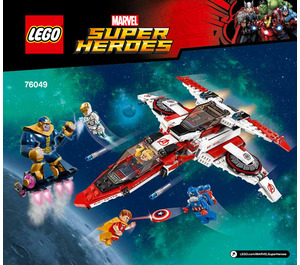 LEGO Avenjet Espacer Mission 76049 Instructions