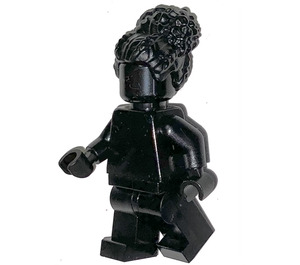 LEGO Awesome Svart monochrome Minifigur