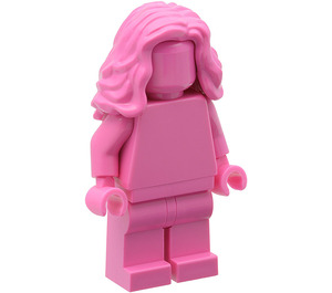 LEGO Awesome Dark Rosa Monochrome Minifigur