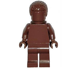 LEGO Awesome Reddish Brown monochrome minifiguur