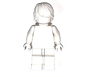 LEGO Awesome blanc monochrome Figurine