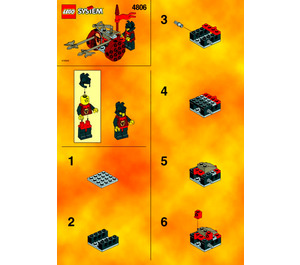 LEGO Axe Cart Set 4806 Instructions