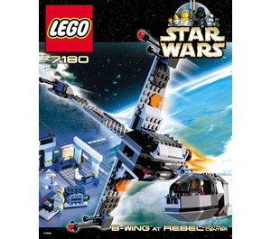 LEGO B-wing at Rebel Control Centre 7180 Ohjeet