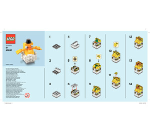 LEGO Baby Chick Set 40242 Instructions